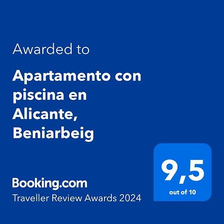 Apartamento Con Piscina En Alicante, Beniarbeig Luaran gambar